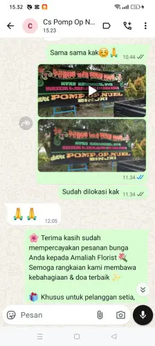 Testimonial Papan Bunga cigemblong